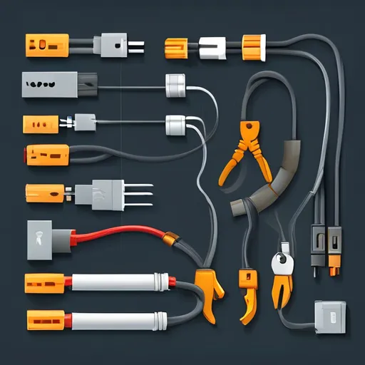 Veiligheidsmaterialen voor elektrische projecten