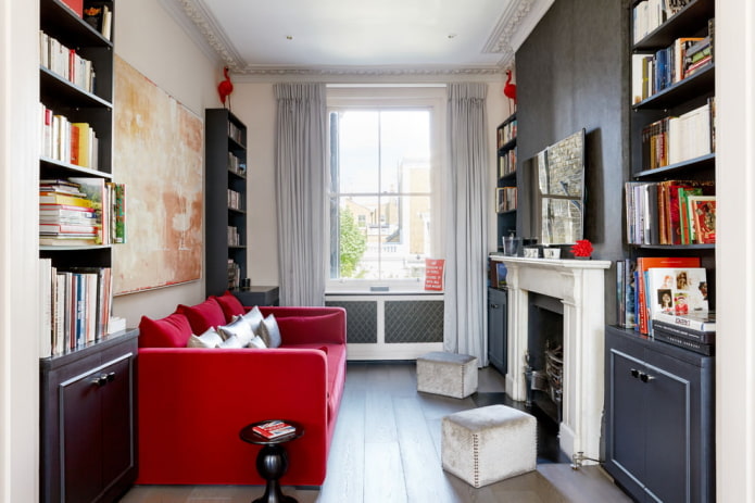 smalle meubels in het interieur