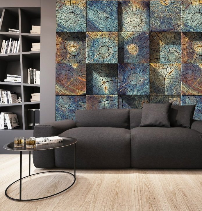 fotobehang met 3D-effect