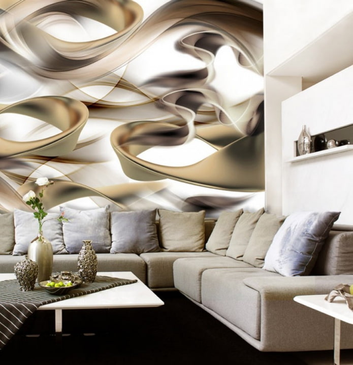 fotobehang met abstractie