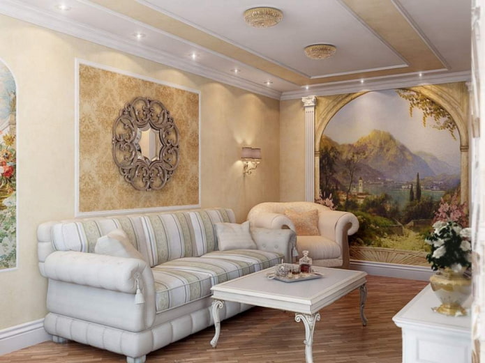 fotobehang in een klassieke stijl