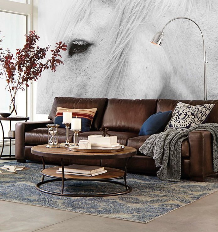 fotobehang met een paard