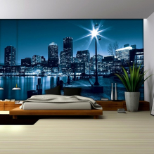 Fotobehang voor de slaapkamer – een selectie van idee?n voor het interieur-1