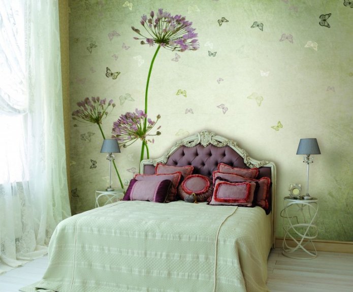 bloemen en vlinders