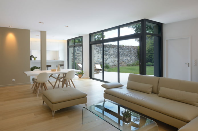 Interieur van een landhuis in een moderne stijl