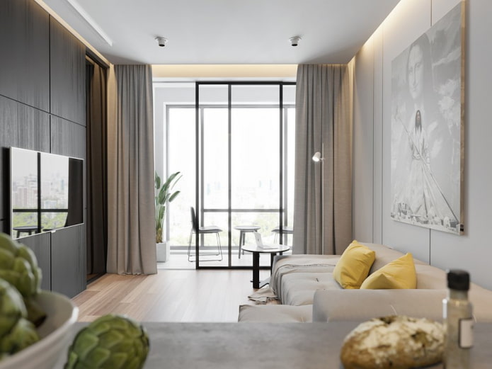 minimalisme in de woonkamer