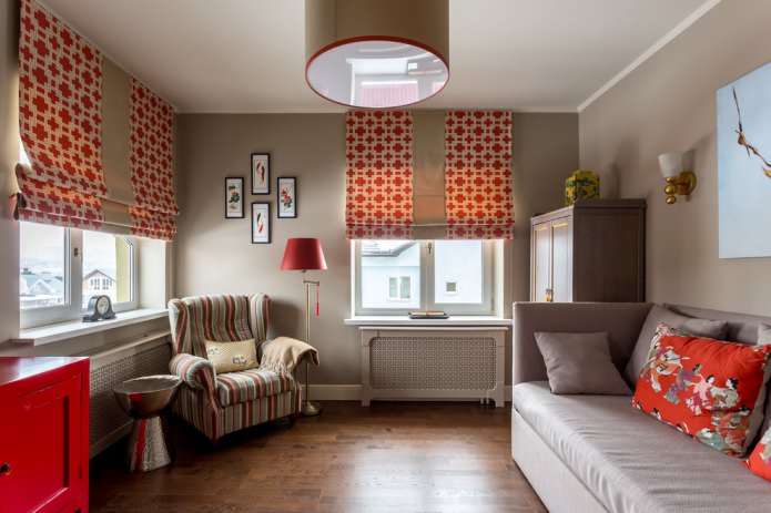 radiatoren verbergen in de woonkamer