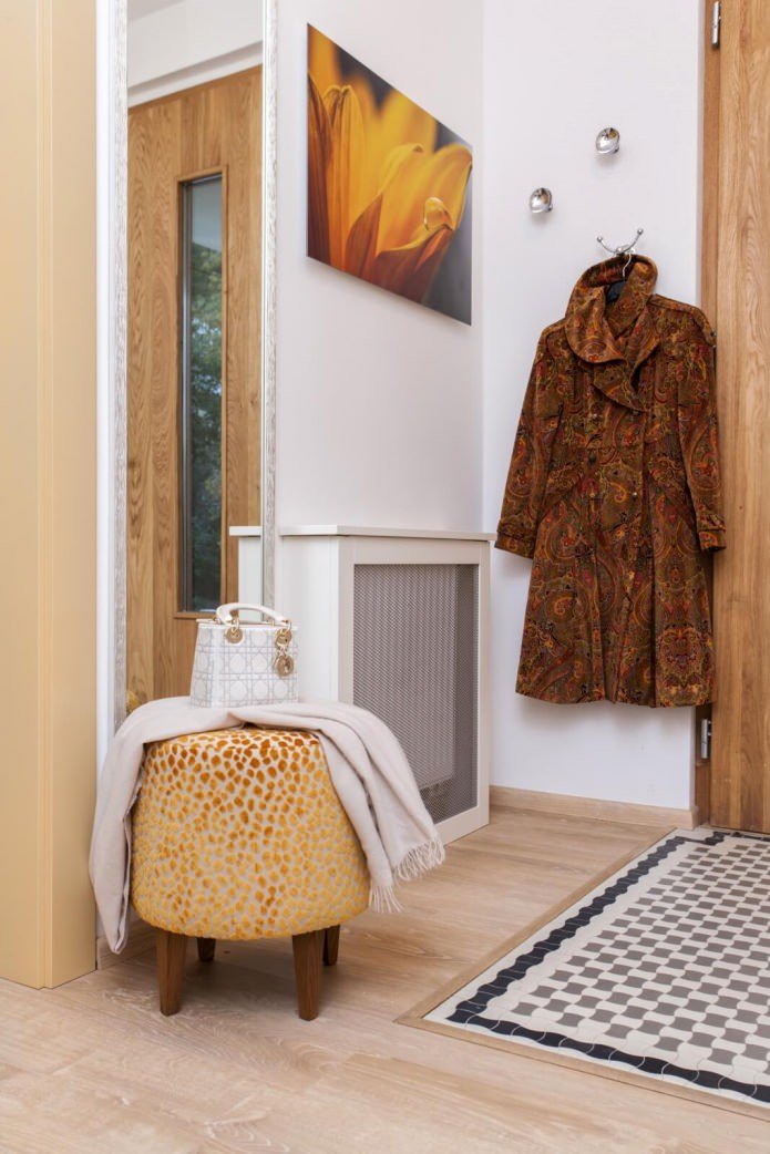 radiatorkast in de gang