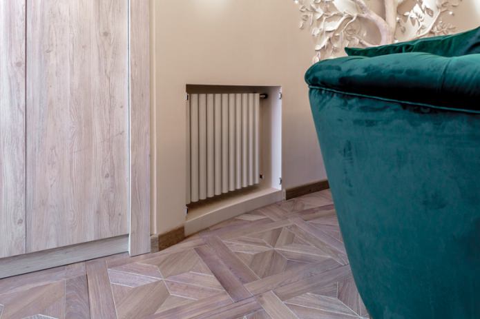 gipsplaat nis en radiator
