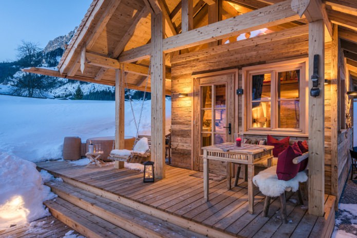 veranda van het country house