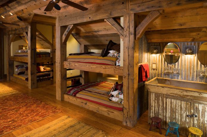 kinderkamer met stapelbed