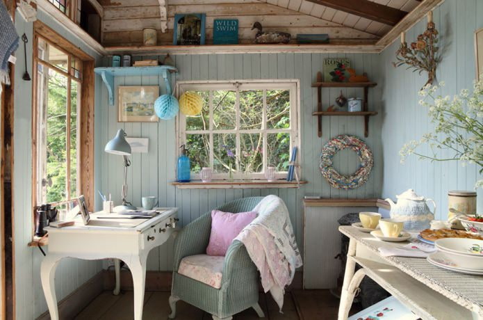 interieur van een zomerhuis