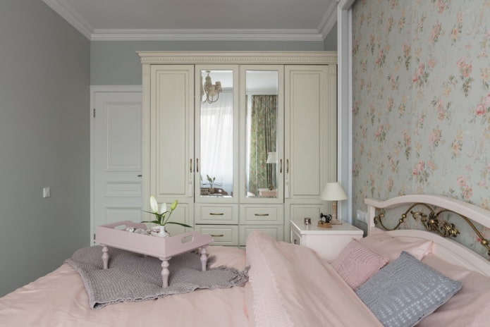 behang met bloemenprint