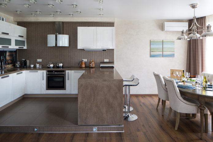 keuken en eetkamer scheiden