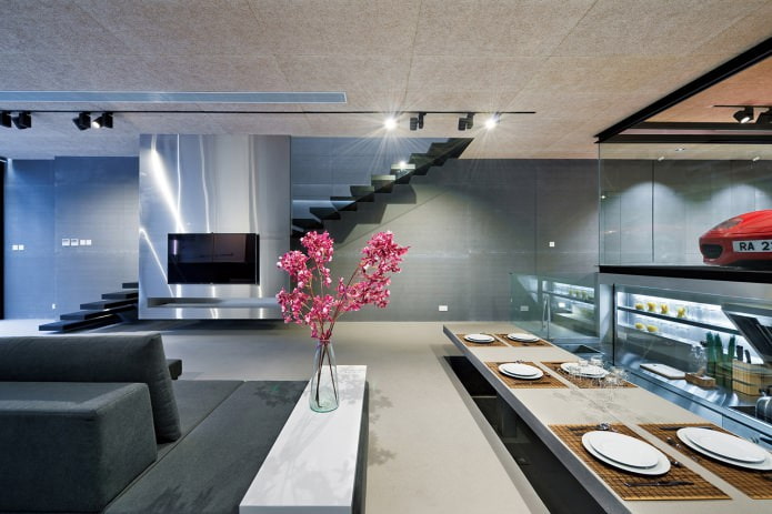 Hightech stijlkamer
