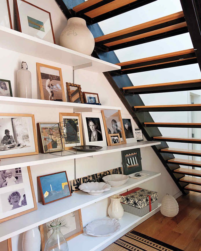 planken in het interieur