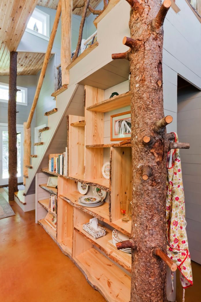 planken in ecologische stijl