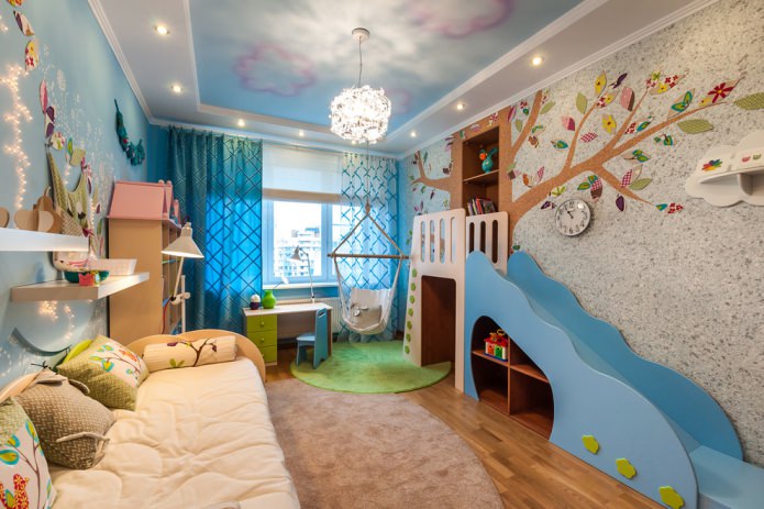 vloeibaar behang in de kinderkamer