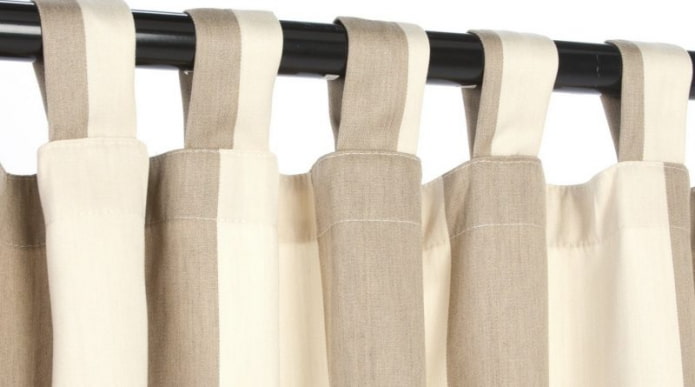 gordijnen met lussen