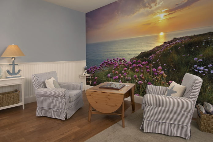 3D-fotobehang voor de hele muur