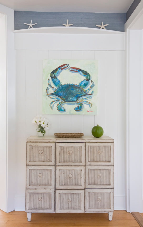 schilderij met een krab