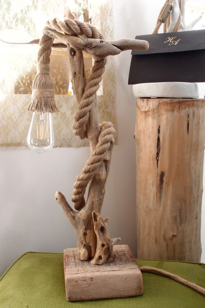 lamp met touw