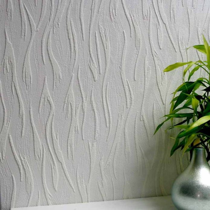 Structuurbehang van geschuimd vinyl