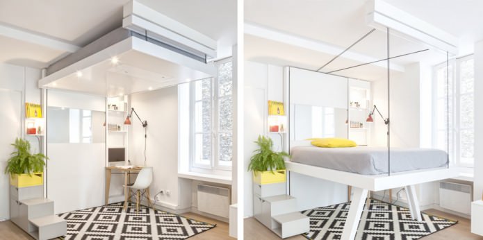 verborgen hangbed