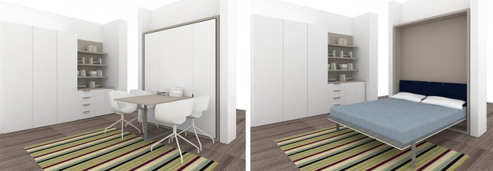 Verborgen transformerend bed
