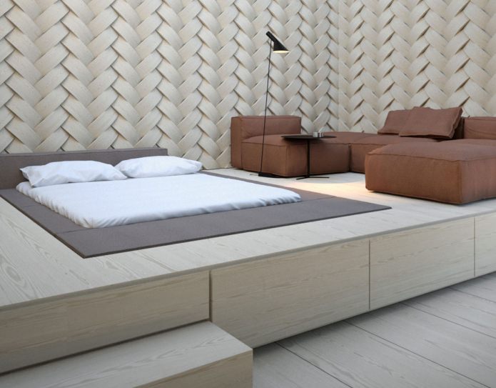 verborgen bed in de vloer