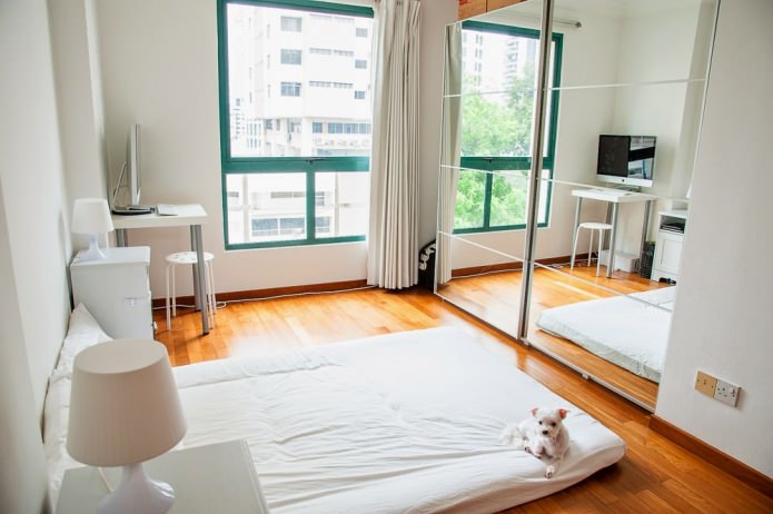 matras in plaats van een bed