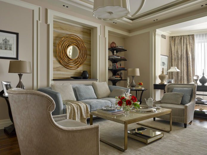 klassiek voorbeeld van een Amerikaans interieur