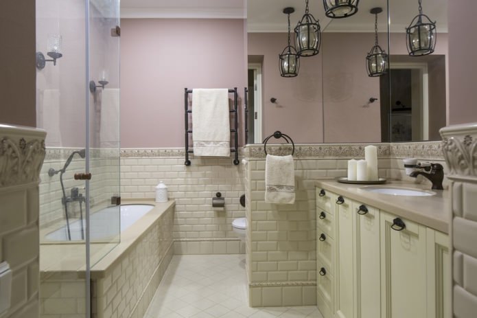 badkamer in Amerikaanse stijl