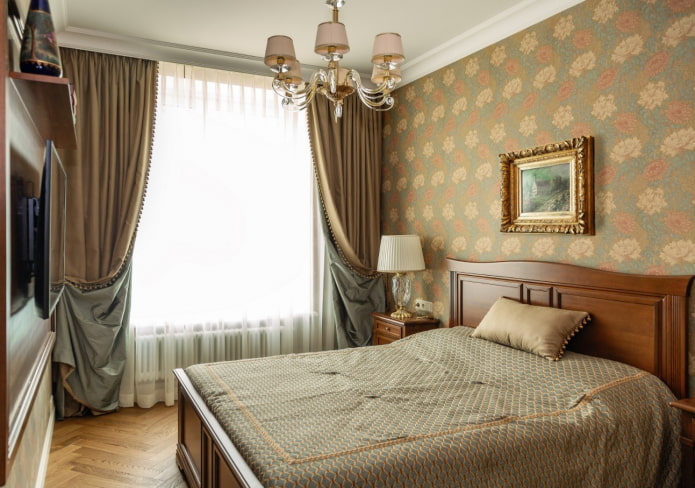 slaapkamer in Britse stijl