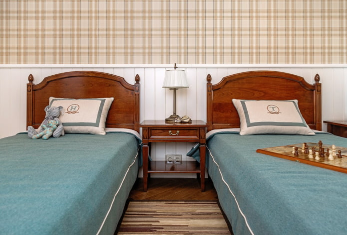kinderkamer in Britse stijl
