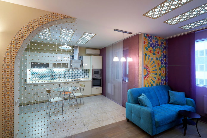 boogontwerp in het keukeninterieur