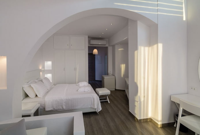 gipskarton halve boog in het interieur
