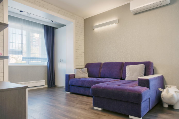 gipsplaatboog in het interieur
