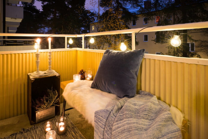 Scandinavische loggiaverlichting