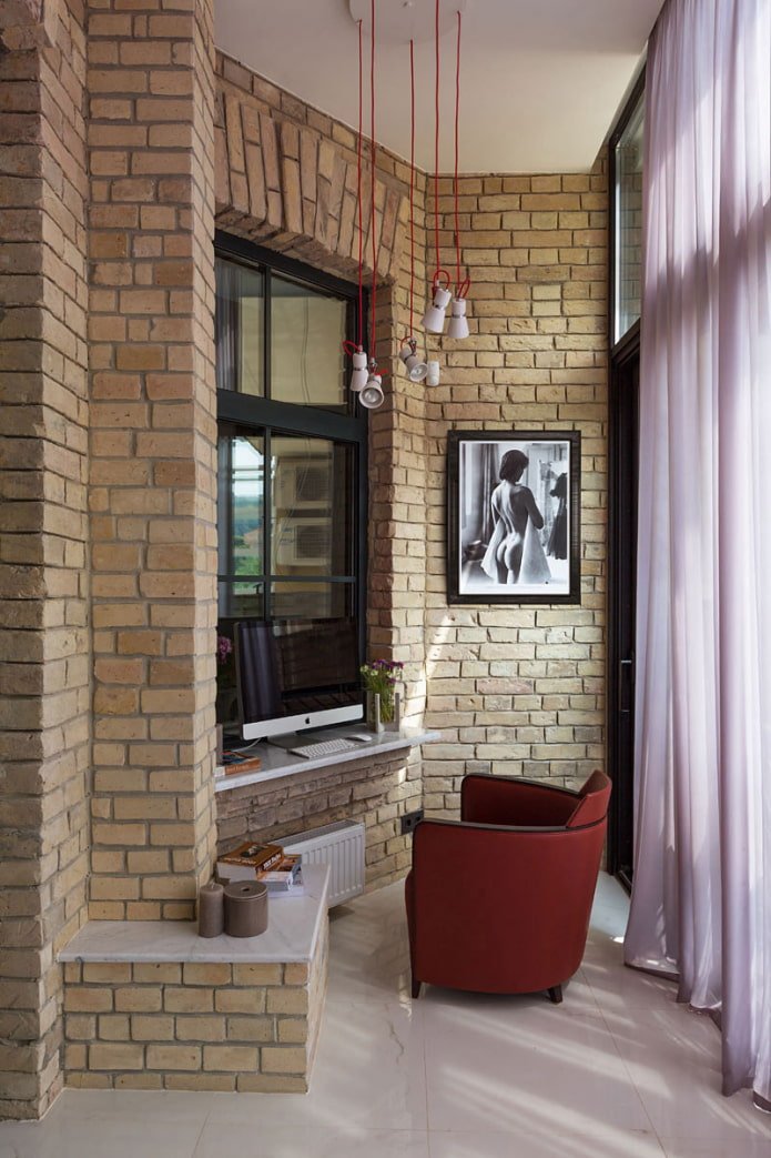 Balkoninrichting in loftstijl