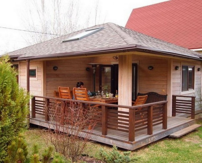 Terras zonder beglazing