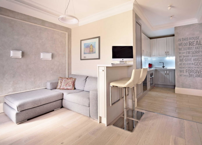 minibar in het interieur van de woonkamer
