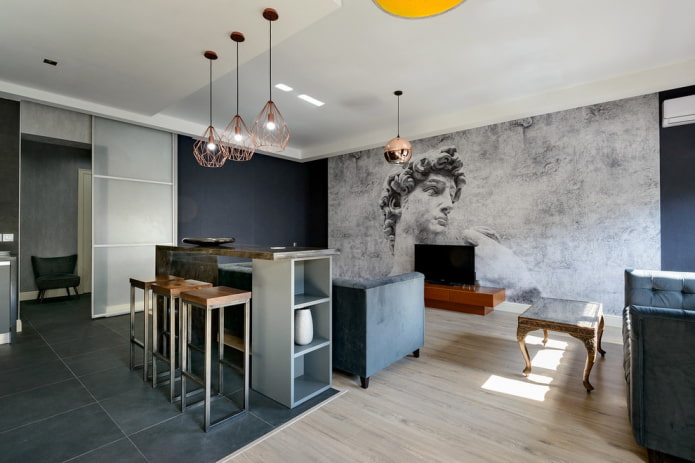 bar in de hal in een moderne stijl