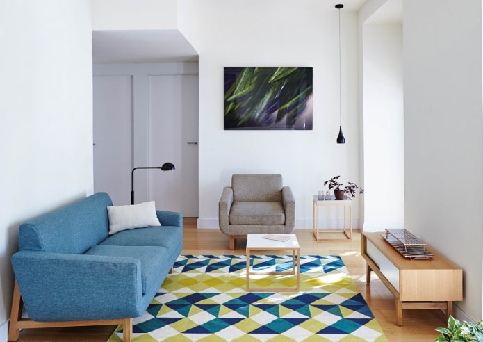 vloerkleed met geometrische print