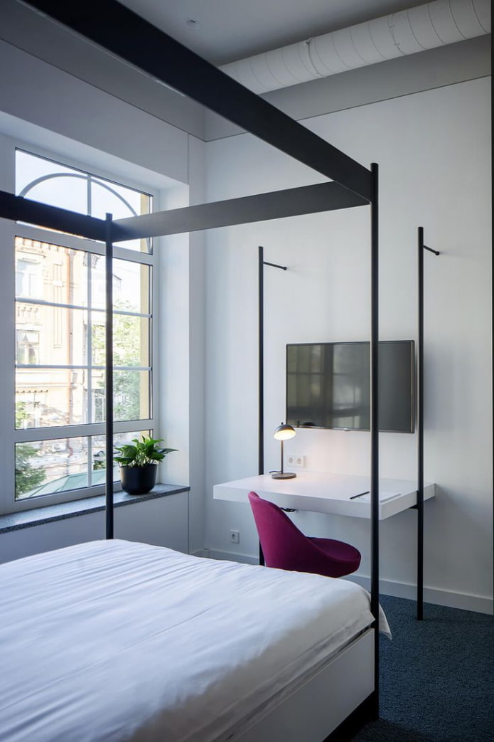 slaapkamer in wit