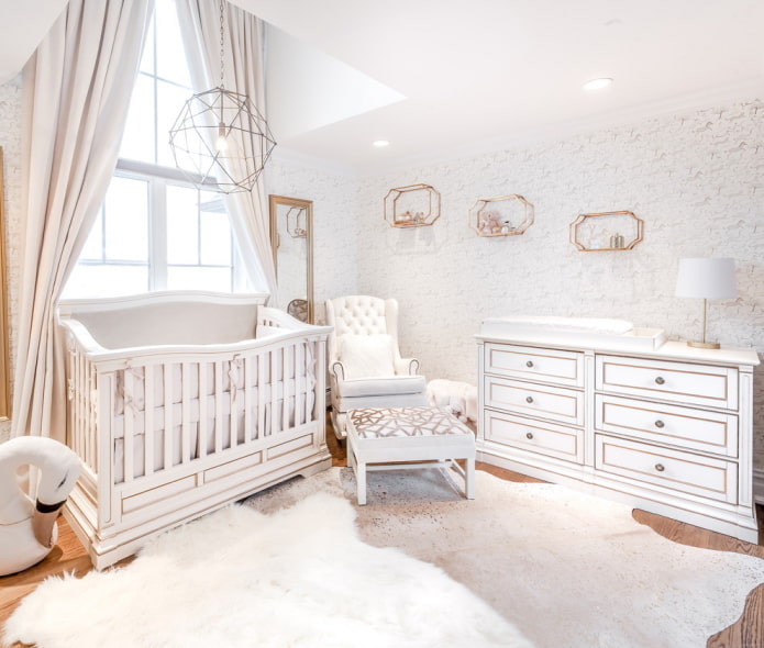 kinderkamer in klassieke stijl