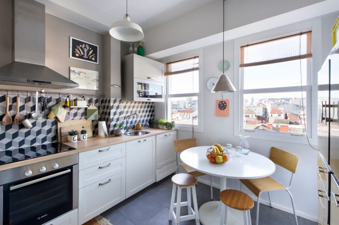 Moderne stijl in de keuken