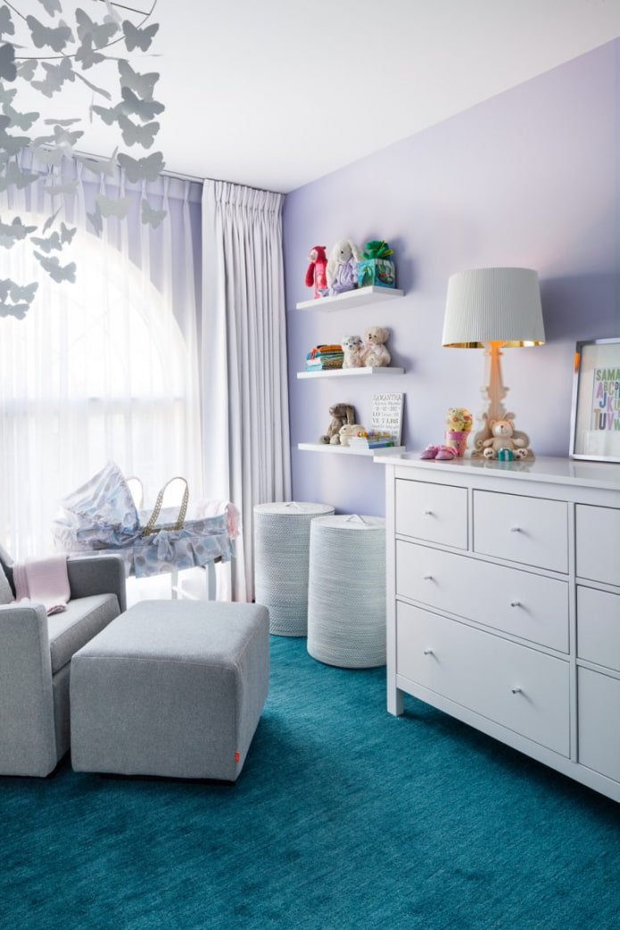 kinderkamer in pasteltinten