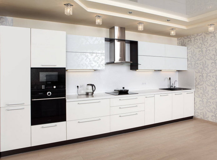 zwart-witte keuken