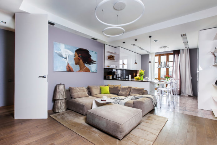 witte deuren in een modern interieur